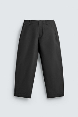 ZARA БРЮКИ BALLOON FIT, АНТРАЦИТОВО-СЕРЫЙ