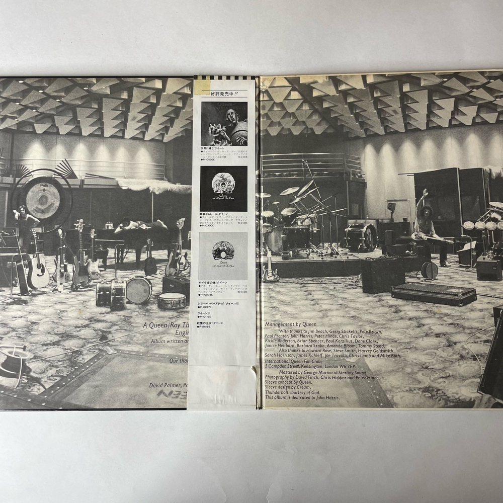 Винтажная виниловая пластинка LP Queen Jazz (Япония 1978) (Оби) Bicycle Race