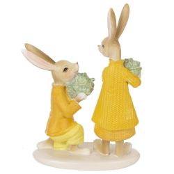 GAEM Фигурка декоративная "Зайцы", L9 W4 H14 см