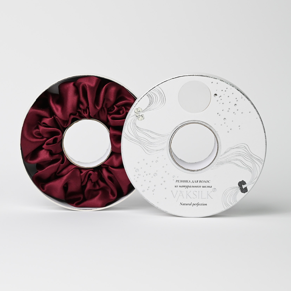 Резинка для волос "FLOWER" сливовый