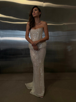 Юбка и корсет с пайетками