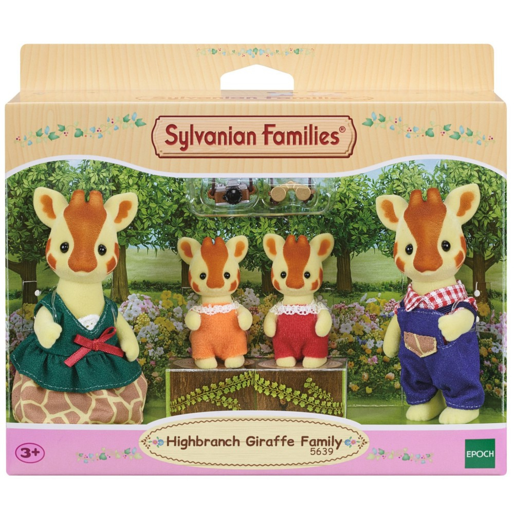 Epoch 5639 — Sylvanian Families «Семья длинношеих жирафов» 5639 — фото 1