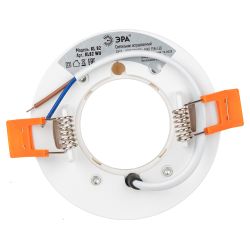 Светильник встраиваемый ЭРА KL82 WH под лампу GX53 белый