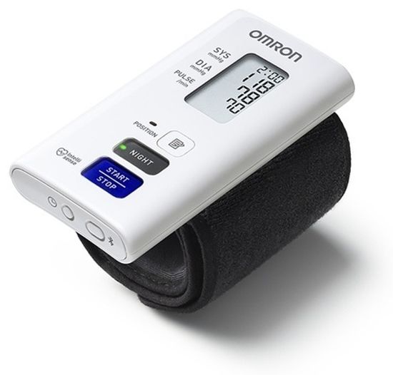Тонометр Omron автоматический на запястье NightView, HEM-9601T-E3