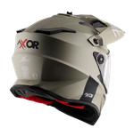 Шлем AXOR X-CROSS DUAL VISOR NR, с визором, цвет никель (XL)