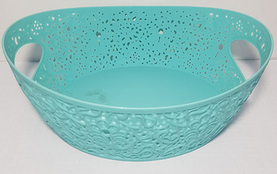 Корзинка Кружево 2,5л.(Аквамарин)