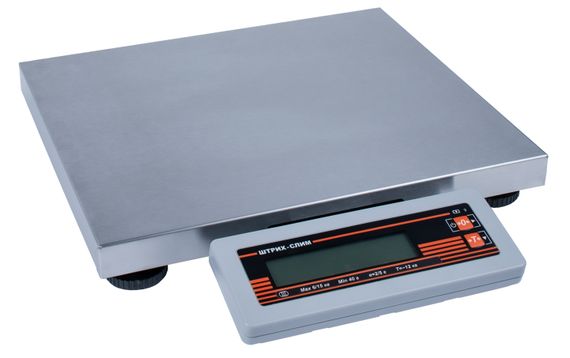 Весы фасовочные ШТРИХ-СЛИМ 300М 30-5,10 ДП1 Ю (POS2) интерфейс USB (размер платформы 325х275х55)