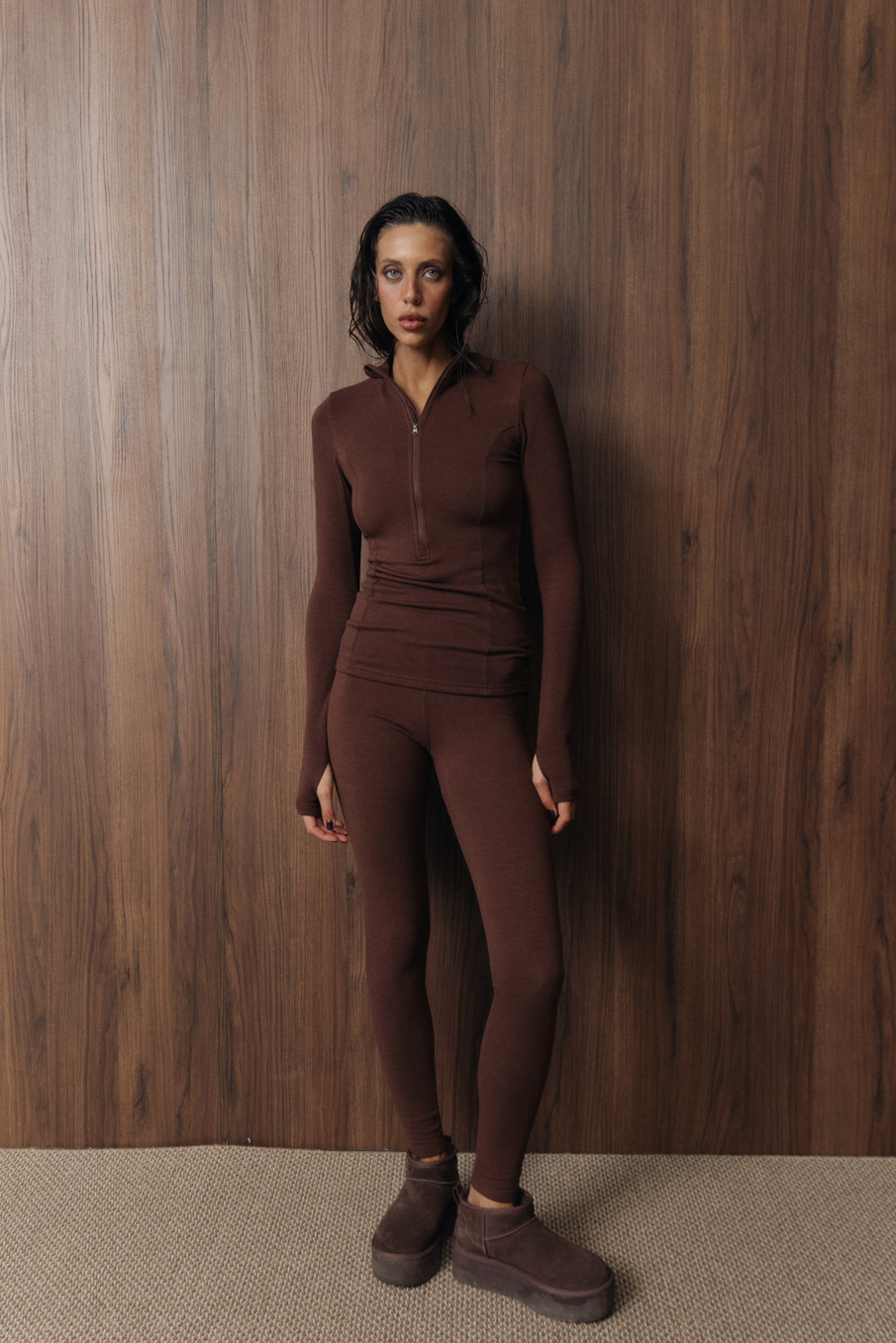 Леггинсы GRELKA | Коричневый