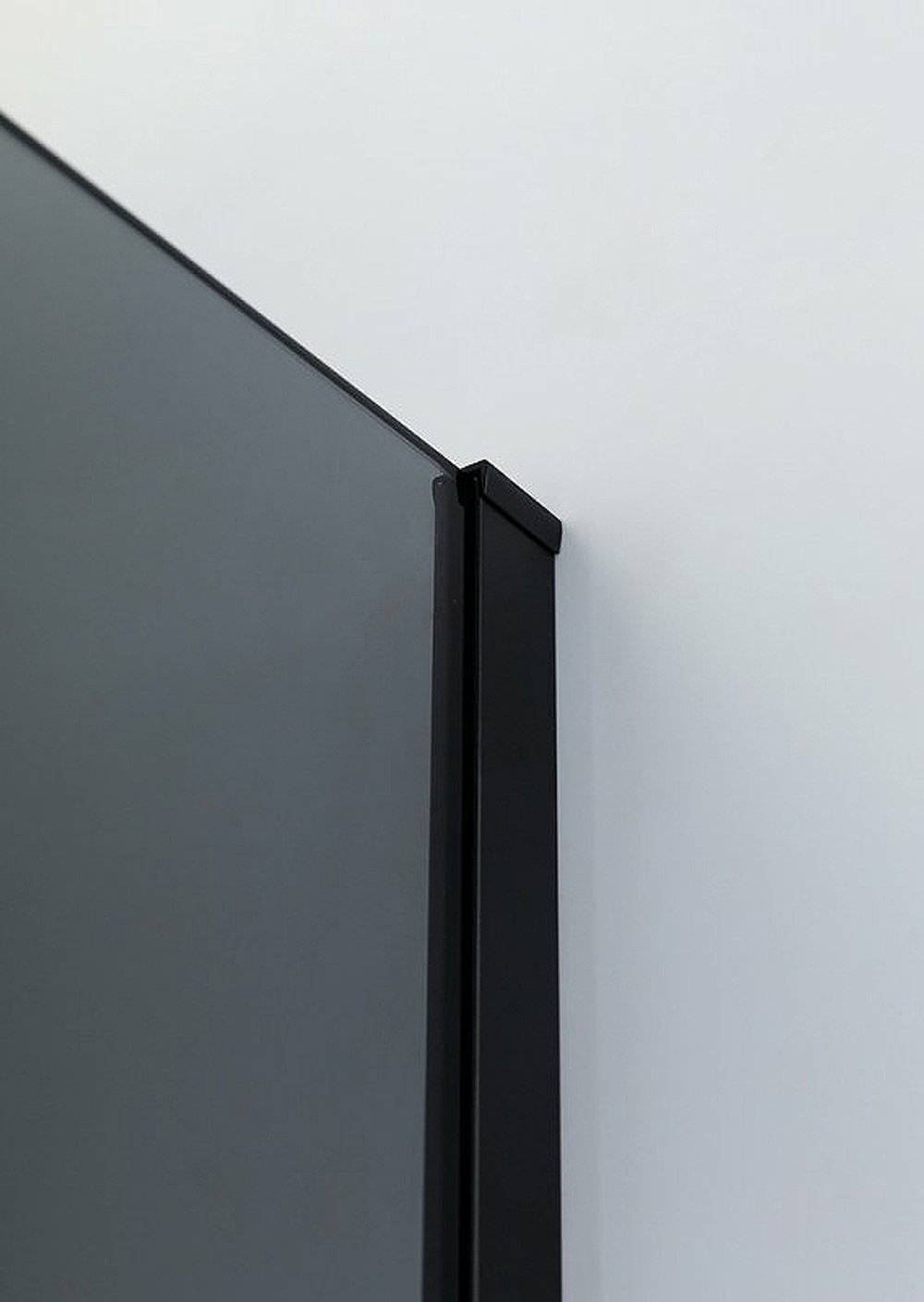 Душевой уголок Cezares Slider 90x100 SLIDER-AH-1-100-80/90-GRIGIO-NERO профиль Черный матовый стекло тонированное