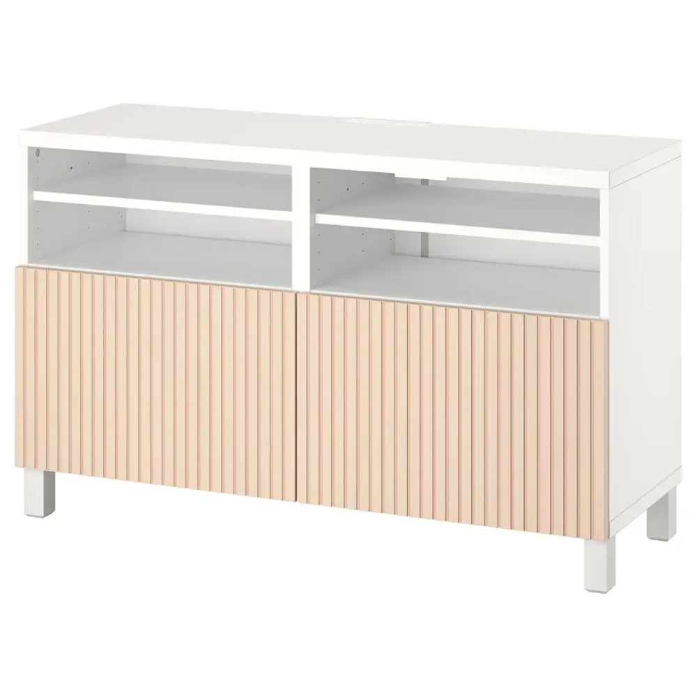 Тумба под ТВ - IKEA BESTÅ/BESTA, 120x42x74 см, белый, Бесто ИКЕА