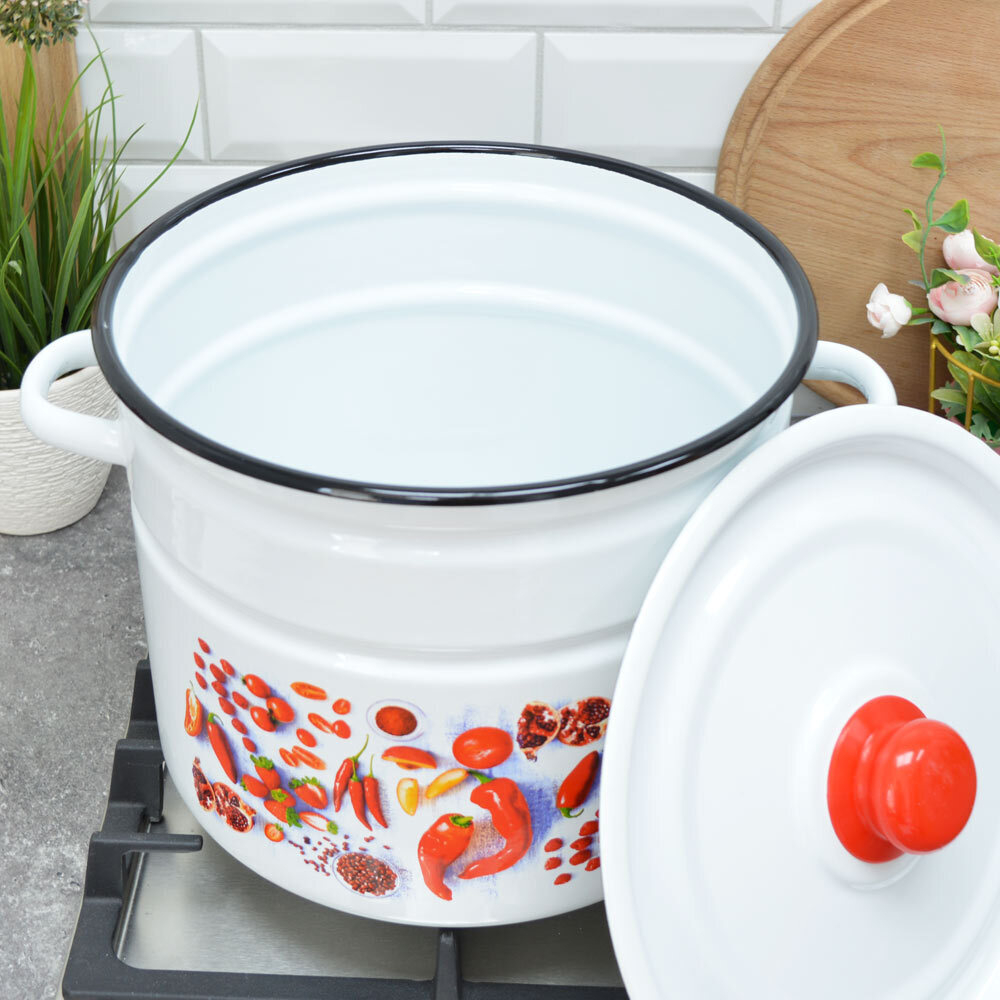 Кастрюля 9л "Паприка" тм Appetite