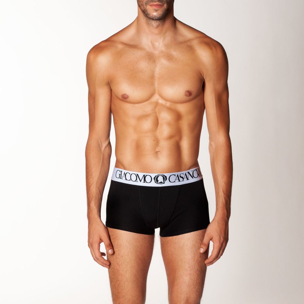 Мужские трусы боксеры черные CASANOVA 0005A