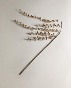 ZARA HOME БЛЕСТЯЩЕЕ НОВОГОДНЕЕ УКРАШЕНИЕ «ВЕТКА», ЗОЛОТИСТЫЙ