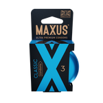 Классические презервативы в железном кейсе MAXUS Classic - 3 шт