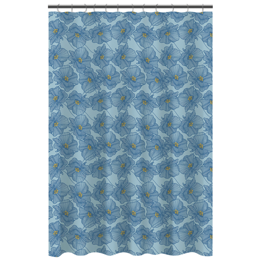 Штора для ванной 180*180см ПЕВА "Цветы 602" VETTA