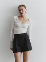 Лонгслив `Муза`, цвет белый