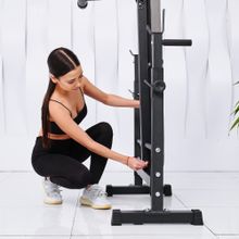 Скамья со стойками под штангу DFC D6453L