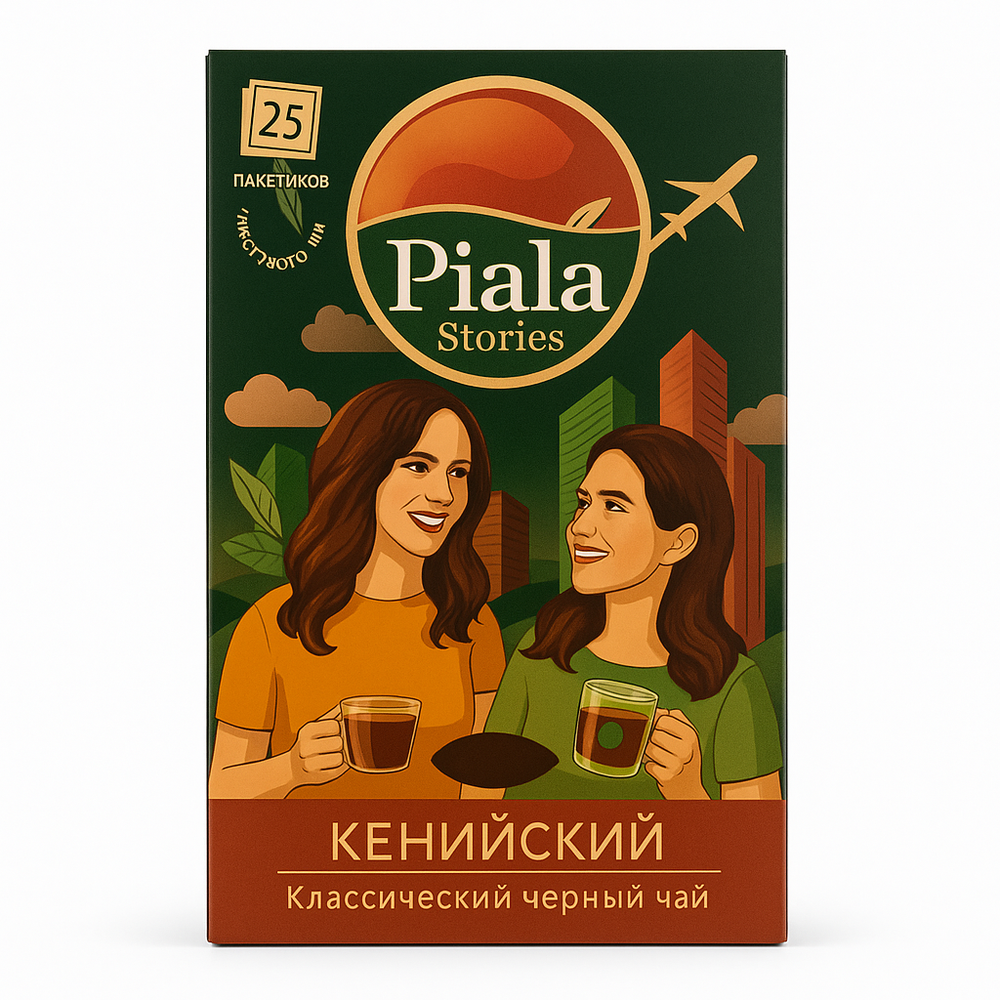 Чай черный Пиала Stories 25 пакетиков