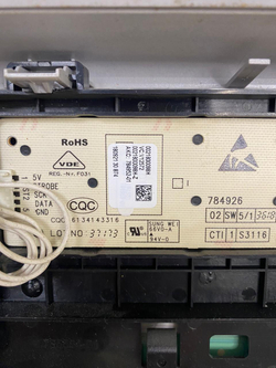 198 Модуль управления + индикация стиральной машины Haier HW70-BP12758S б/у