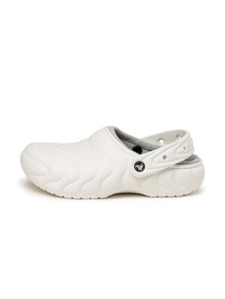 Кроксы Crocs Classic Lined Overpuff Clog - Белый 36-37