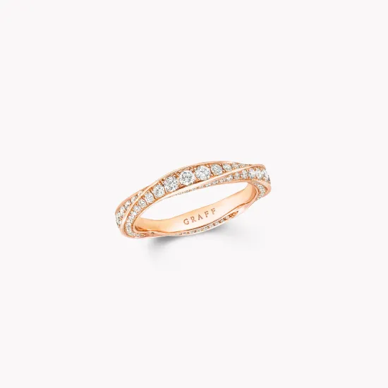 Кольцо Graff Spiral Pavé Diamond Band