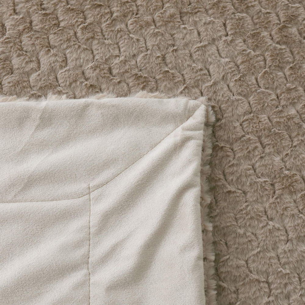 Плед 220х240 Sofi De MarkO Аврил бежевый