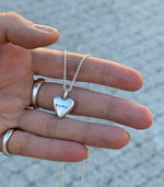 подвес сердце Большая любовь с индивидуальной гравировкой