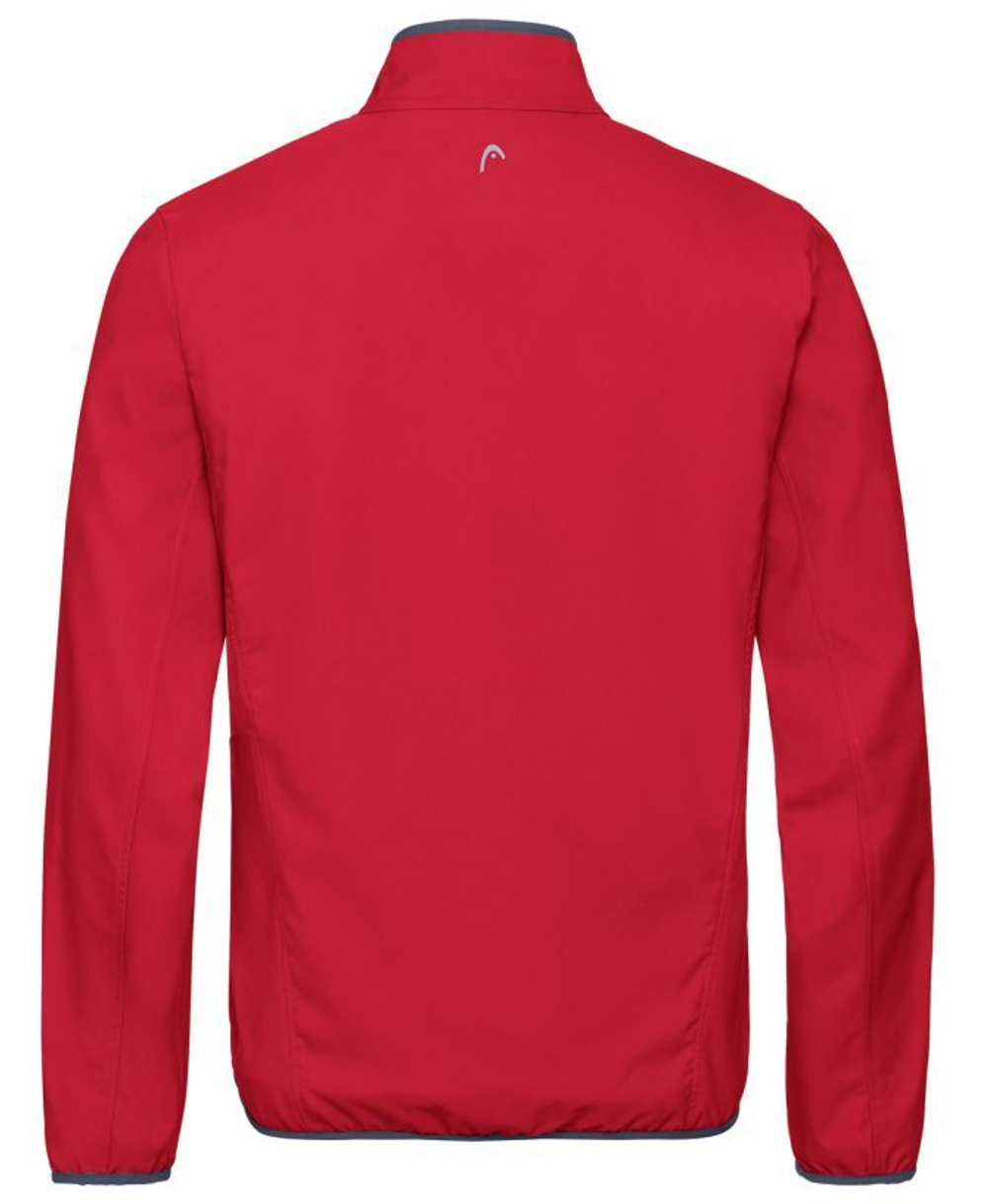Кофта для мальчика теннисная Head Club Jacket - красный