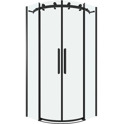 Душевой уголок Grossman Classic 100х100 301.K33.04.1010.21.00 профиль Черный матовый стекло прозрачное