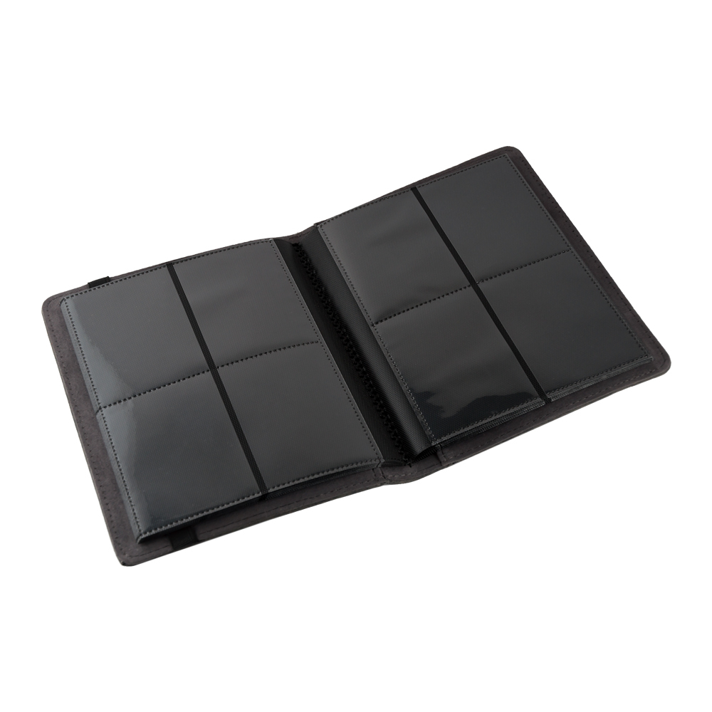 Альбом для хранения коллекционных карт 2х2 Blackfire со встроенными листами - черный