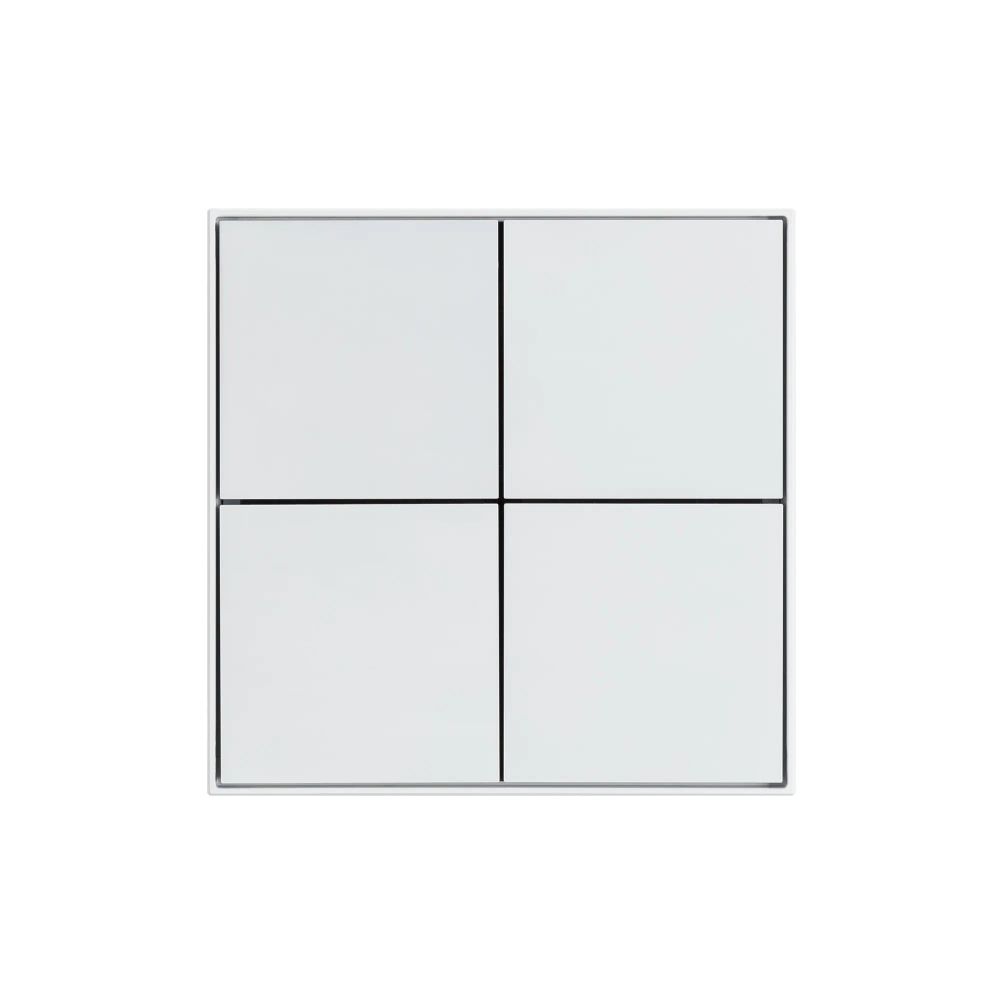 INTELLIGENT ARLIGHT Кнопочная панель KNX-304-23-IN White (BUS, Frame) (IARL, IP20 Металл, 2 года) 038401