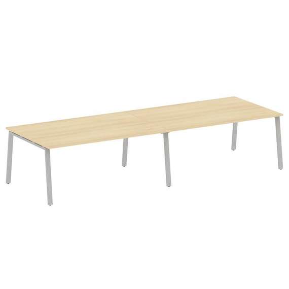 Метал Систем Переговорный стол (2 столешницы) на А-образном м/к БА.ПРГ-2.5