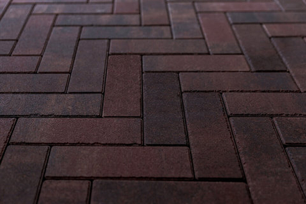 Тротуарная плитка Steingot Паркет, цвет Эмбер, Colormix, мультиформат, толщина 60 мм