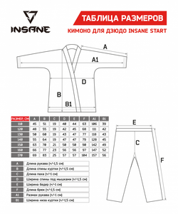 Кимоно для дзюдо INSANE Training 0/130 белый