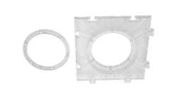 Рамка скрытого монтажа для встраиваемых светильников с наружным D 80-90мм Crystal Lux CLT 099 D80-90