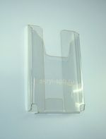 Карман буклетница верт для 1/3А4, 25мм, 1,5мм ПЭТ