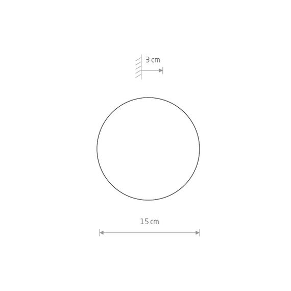 Настенный светильник Nowodvorski Ring Led S White 7637