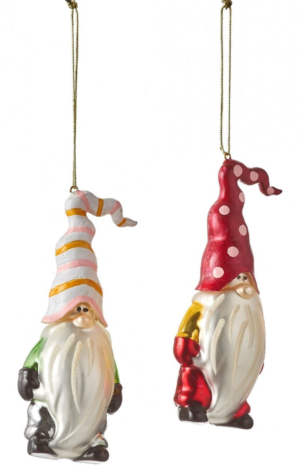 Елочная игрушка 5х4х13см House of Seasons Гном красный/зеленый в ассортименте 2 вида