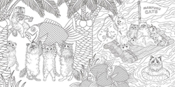 Cats and Friends of Fairyland. Coloring Book