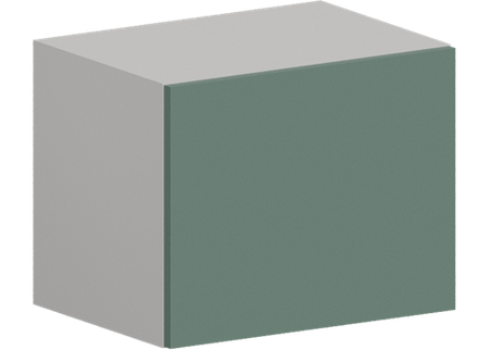 Кухня Модуль ШВГ 450 Белый / Матовая мята