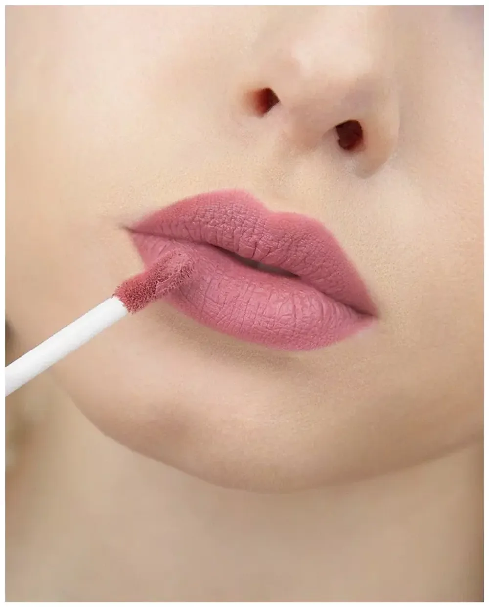 Матовый блеск для губ LuxVisage Ultra matt - 19 ICE ROSE