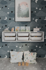 Стеллаж SAHRA подвесной - белый