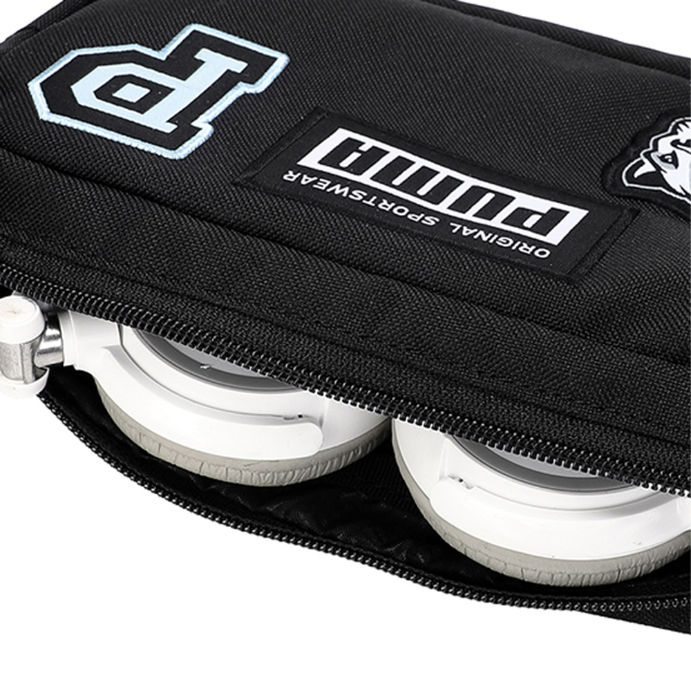 PUMA Sports Fabric Crossbody Bag, Fanny Pack Regular Unisex Black