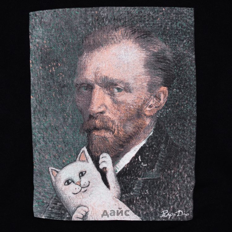 Толстовка мужская Ripndip Van Nermal Hoodie артикул:RNDSMU2108 - купить в магазине Дайс