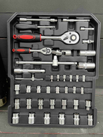 Набор инструментов для авто, 187 предметов (в чемодане на колесах)