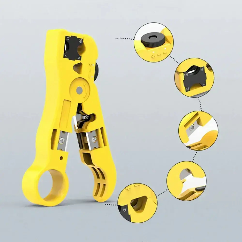 Нож 5bites LY-T352 зачистной, для UTP, FTP, BNC, TEL, RJ45