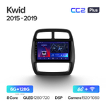 Teyes CC2 Plus 9"для Renault Kwid 2015-2019