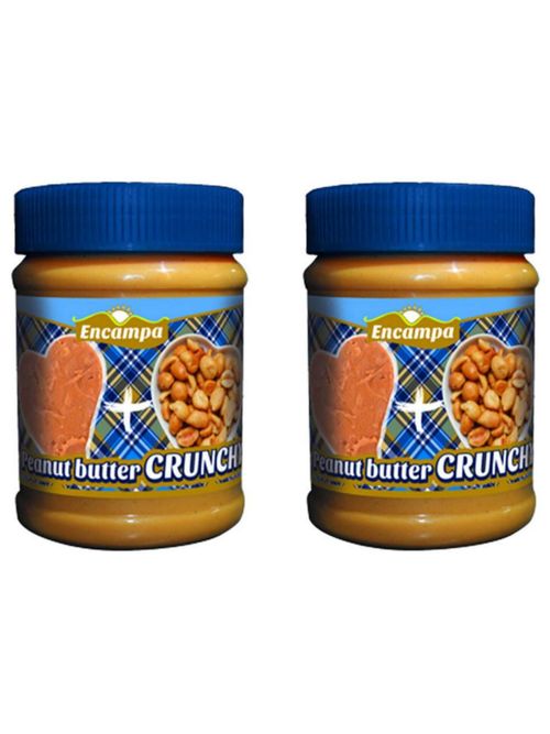 Encampa Арахисовая паста Crunchy 340 г, 2 шт