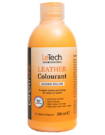 LeTech Expert Line Краска для кожи (Leather Colourant) Golden Yellow, 200мл