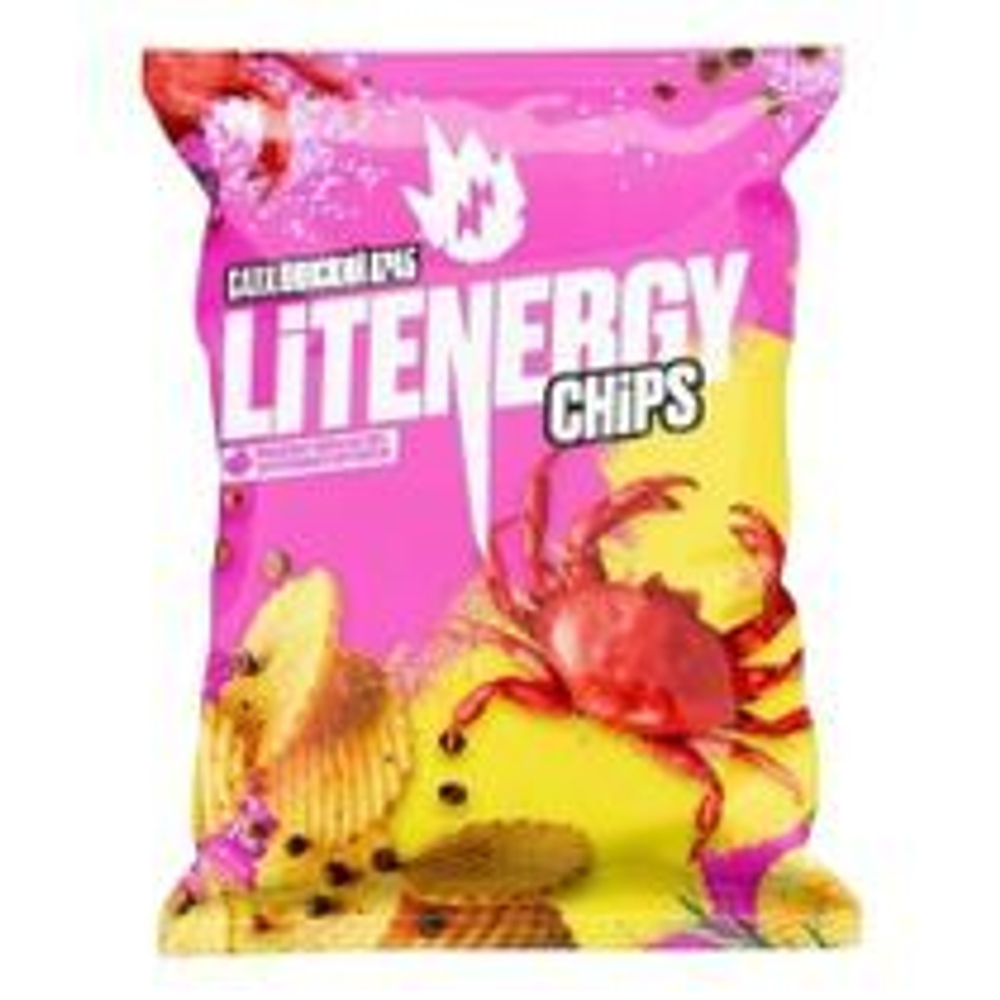 Чипсы "LIT ENERGY" Сахалинский краб 120г.